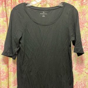 Caslon Large Black T Shirt